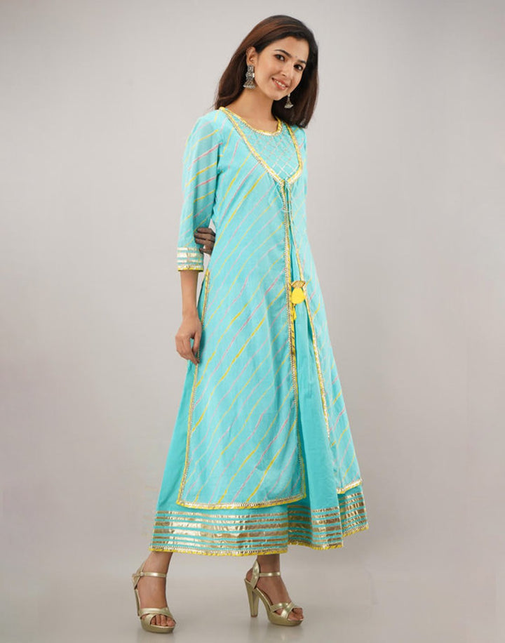 Printed Cotton Anarkali Kurti