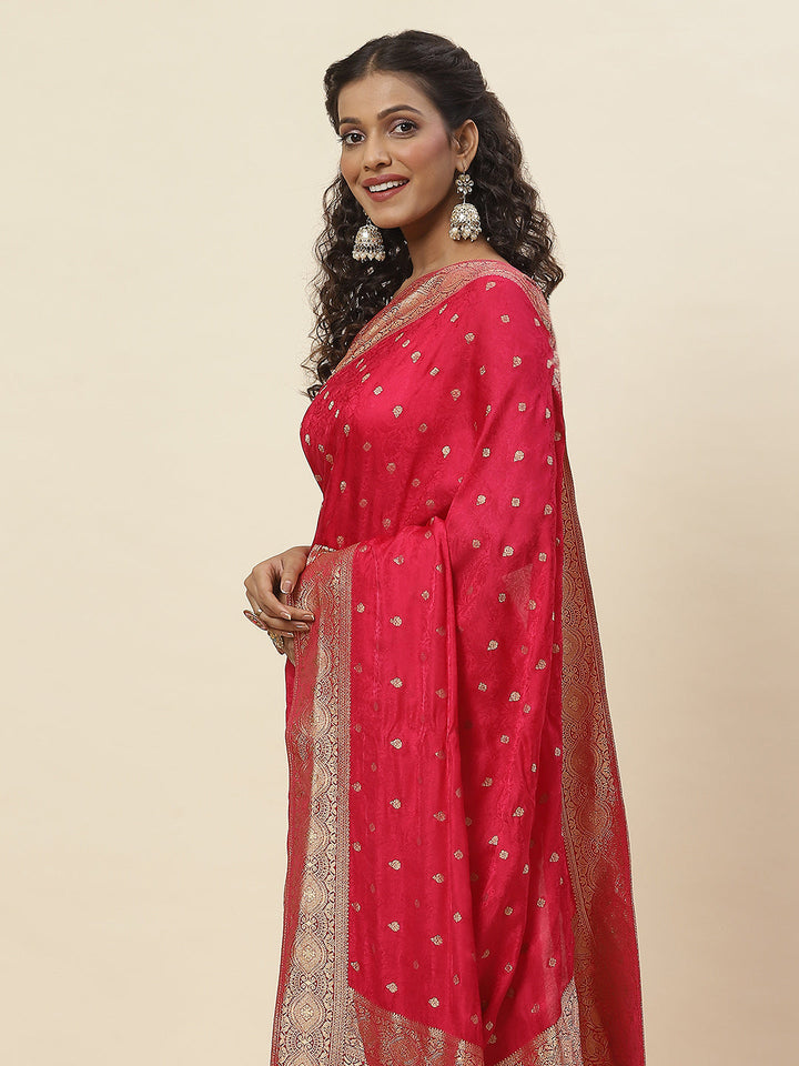 Woven Crepe Saree