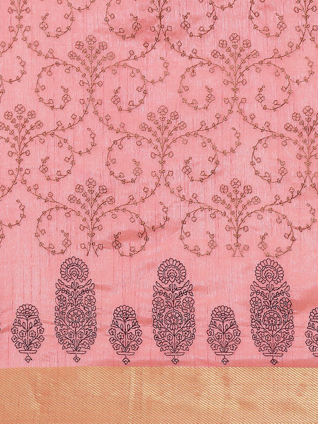 Zari Jaal Art Handloom Woven Saree