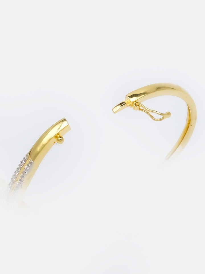 Gold &amp; White Bracelet