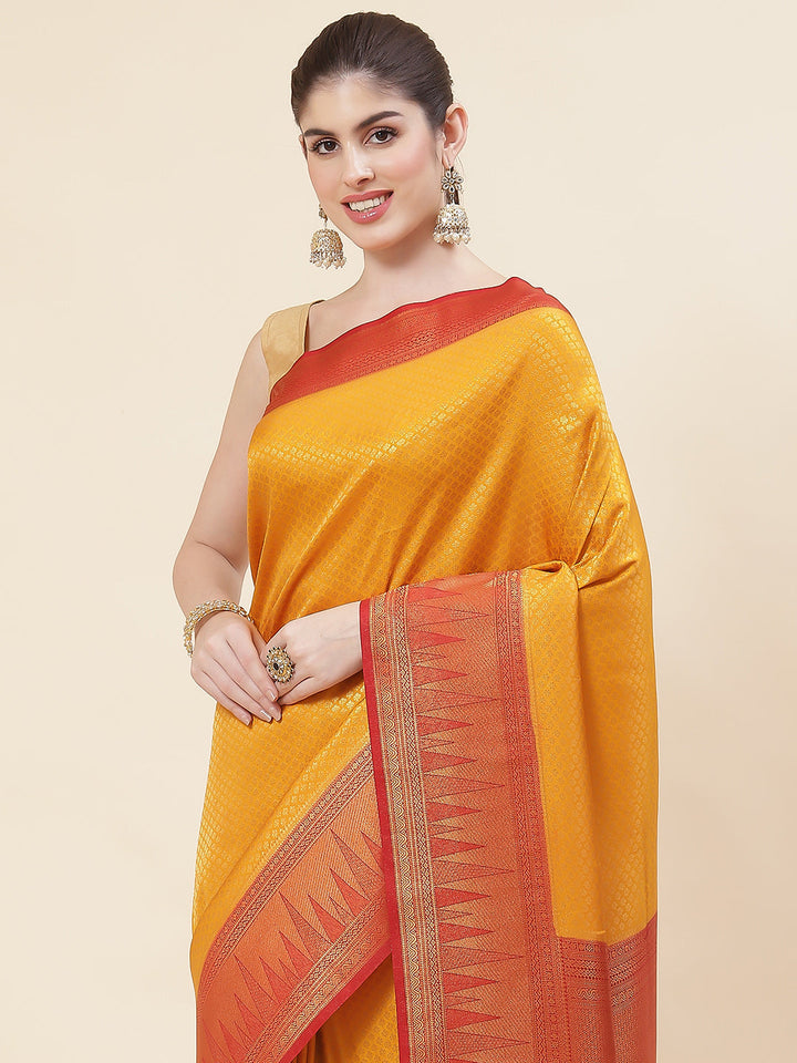 Zari Booti Handloom Woven Saree