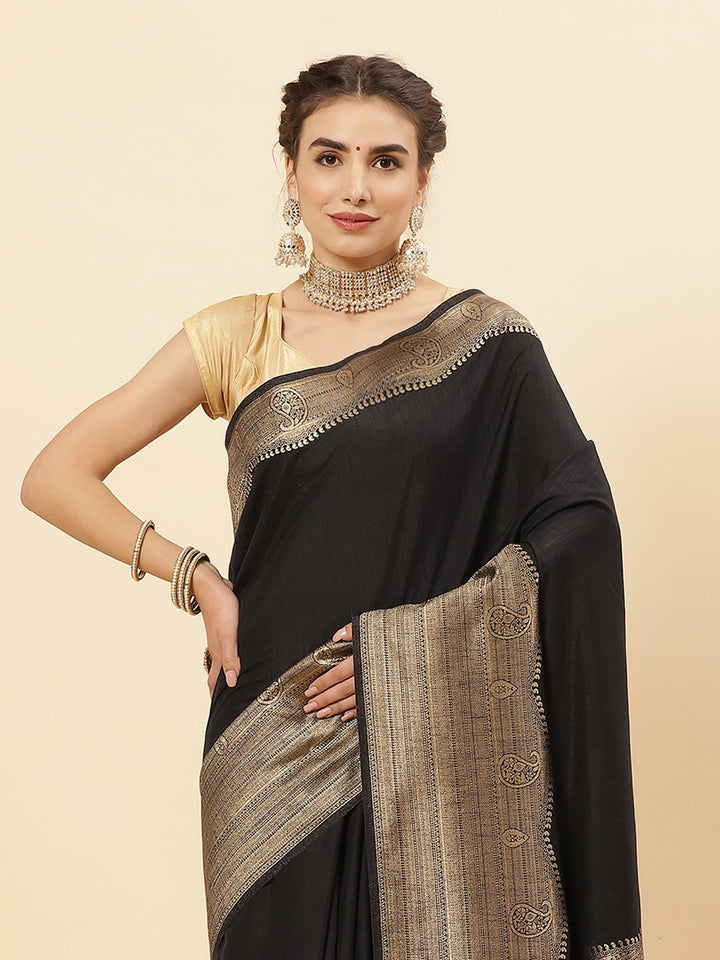 Art Handloom Saree with Zari Border