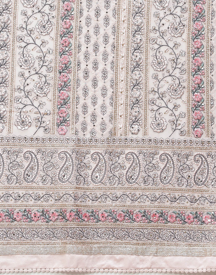 Embroidered Art Georgette Suit Piece