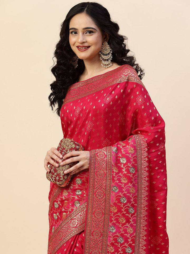 Swarovski Embroidered Handloom Saree