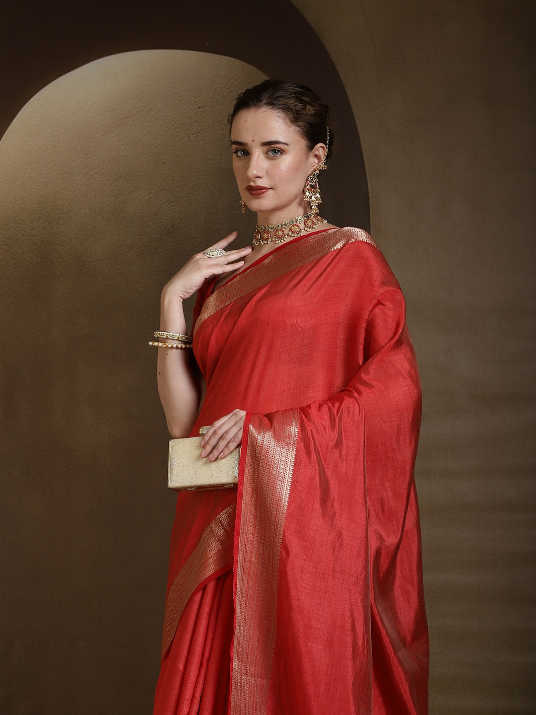Woven Design Art Silk Saree