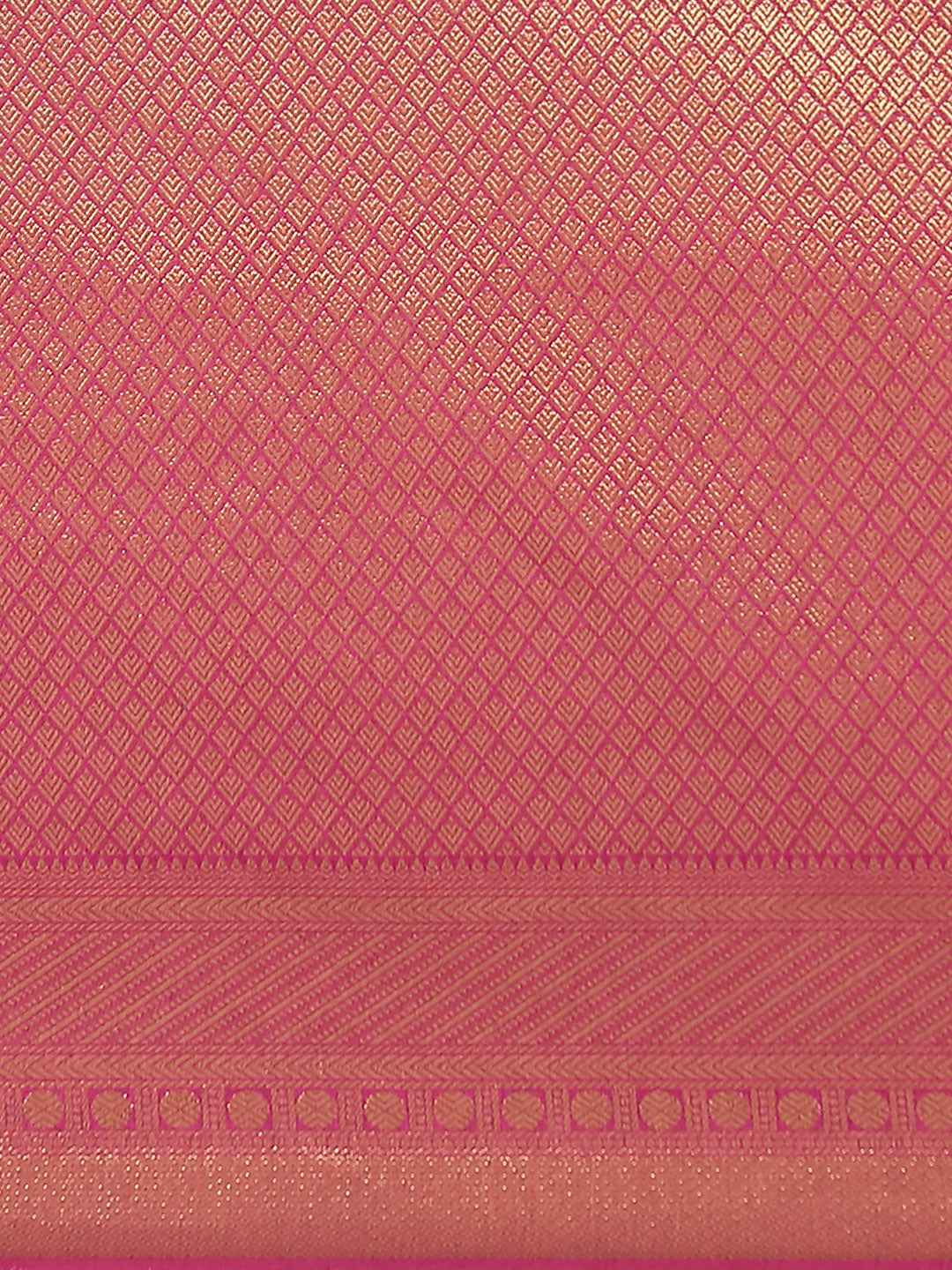 Brocade Zari Booti Art Handloom Woven Saree