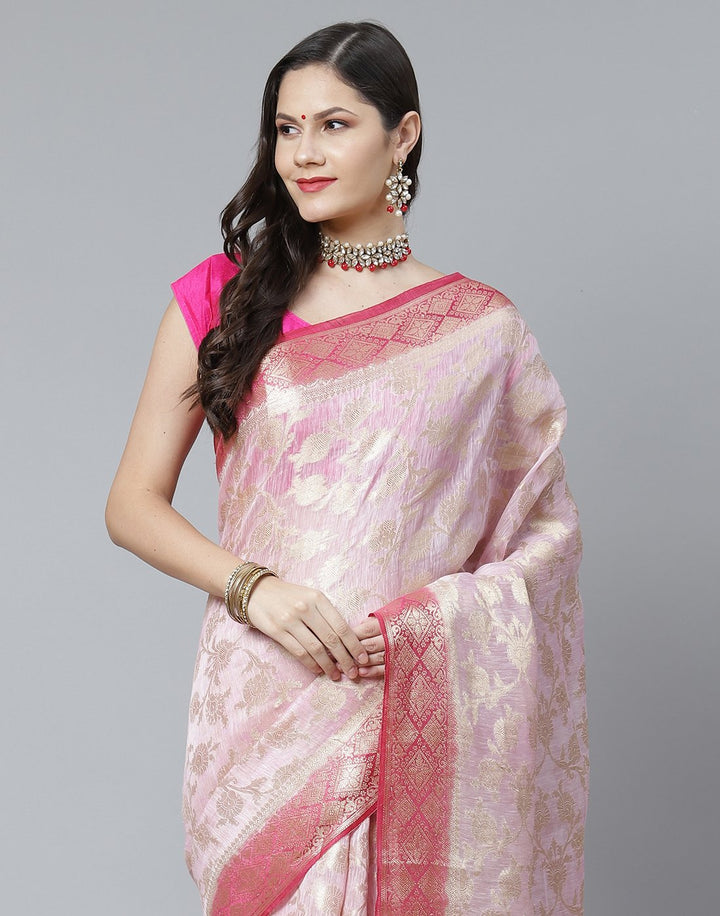 Cotton Linen Saree