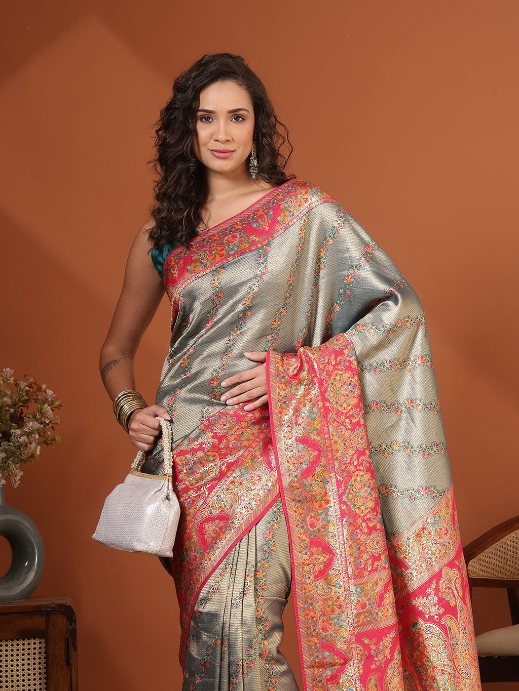 Woven Design Dola Silk Saree