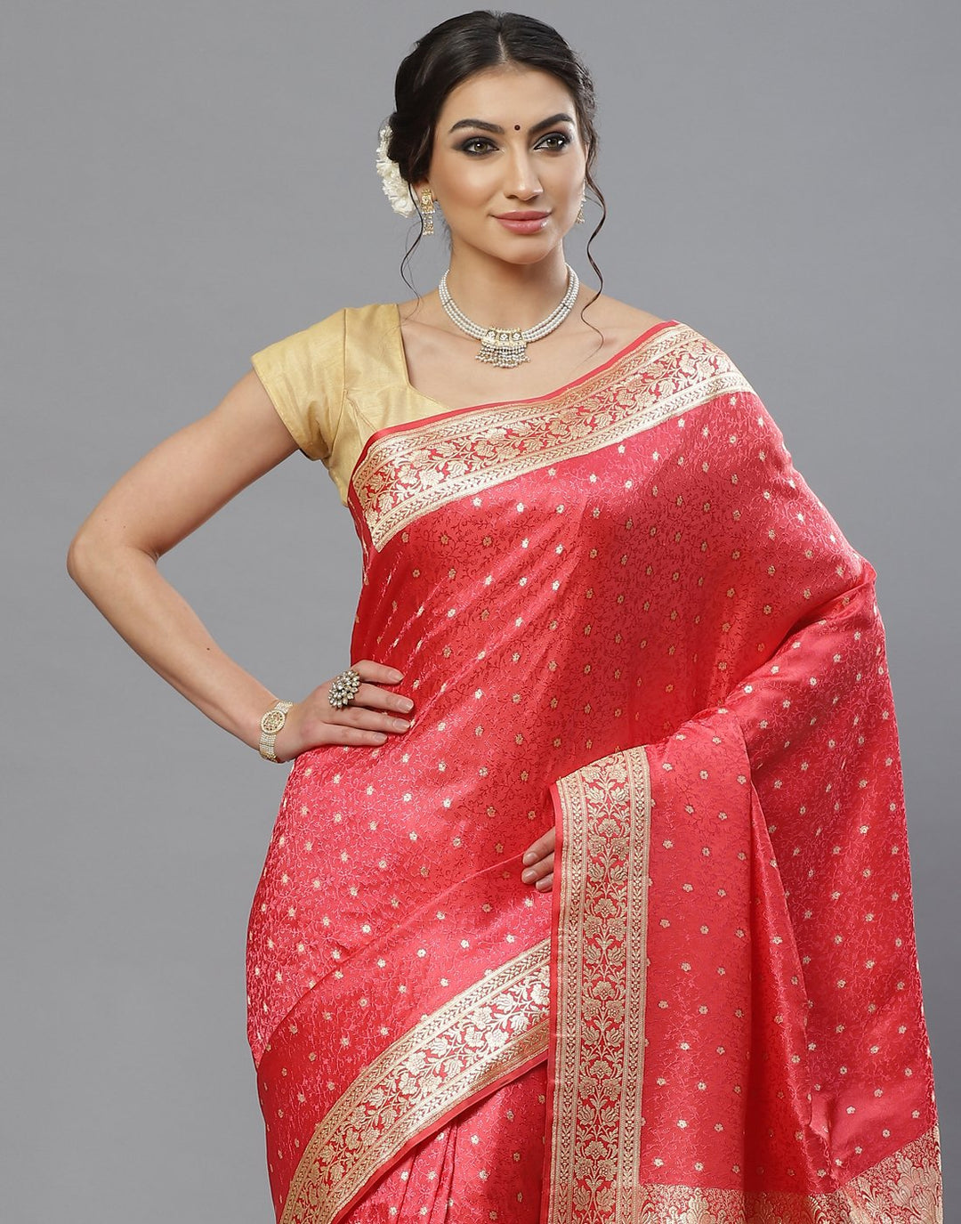 Woven Banarasi Tanchoi Saree