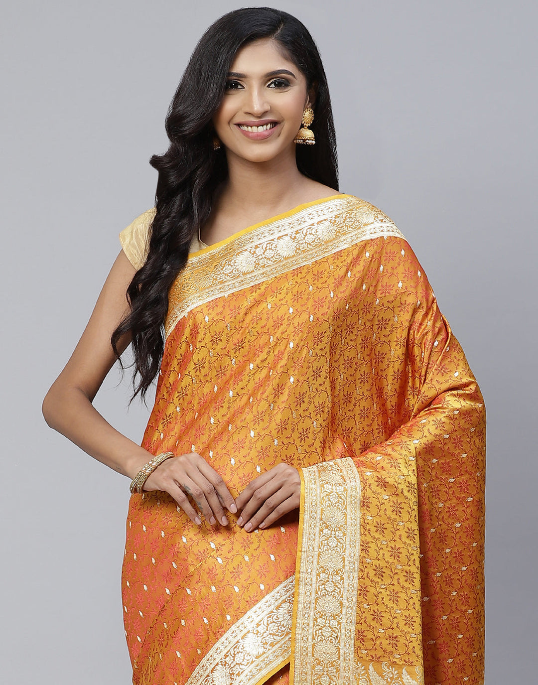 Woven Banarasi Tanchoi Saree