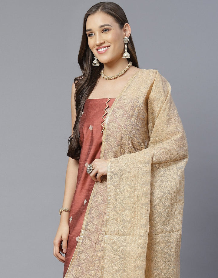 Chanderi Suit Set