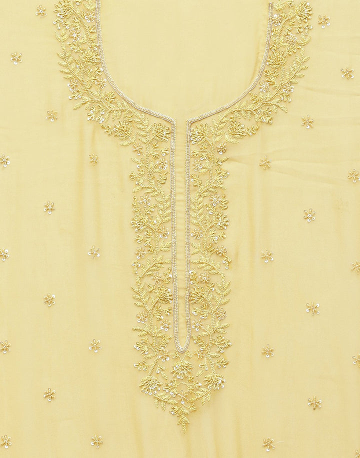 Embroidered Art Georgette Suit Piece