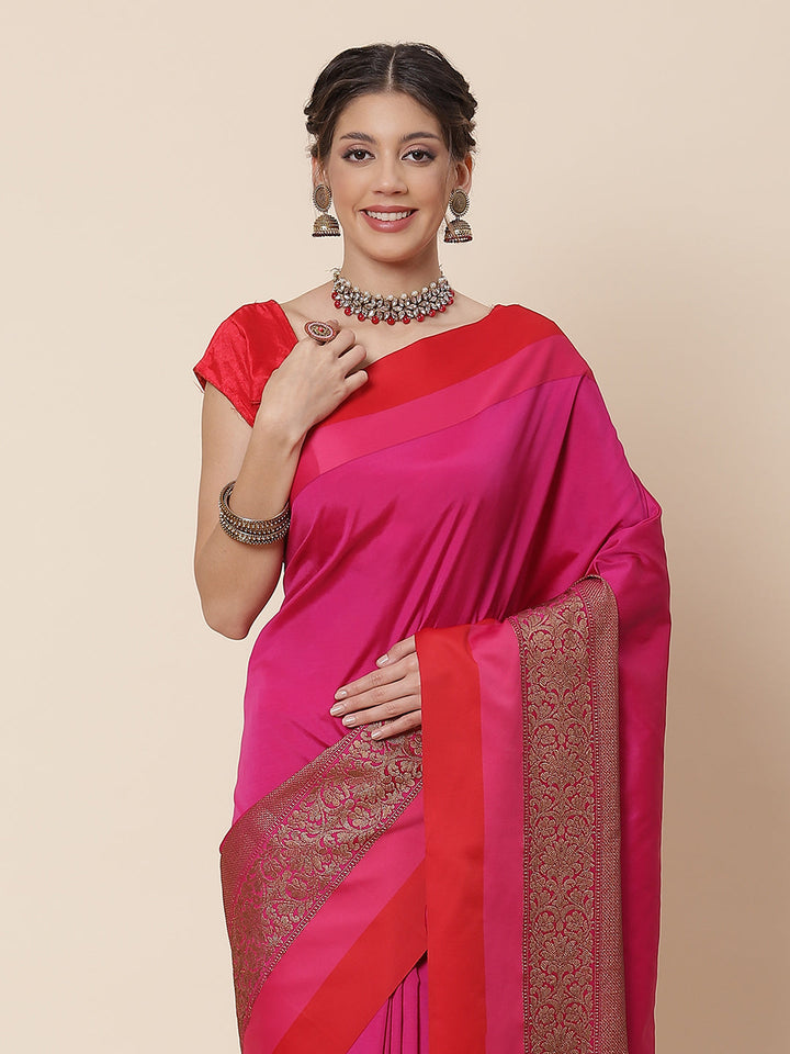 Zari Border Cotton Woven Saree