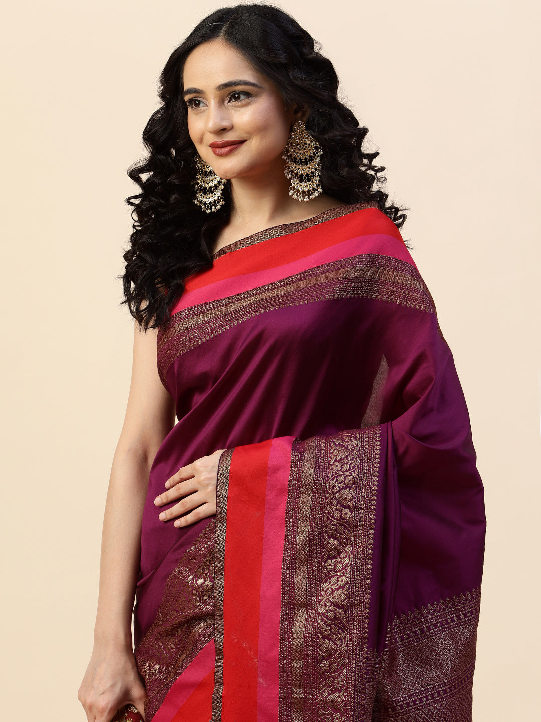 Zari Border Woven Cotton Saree