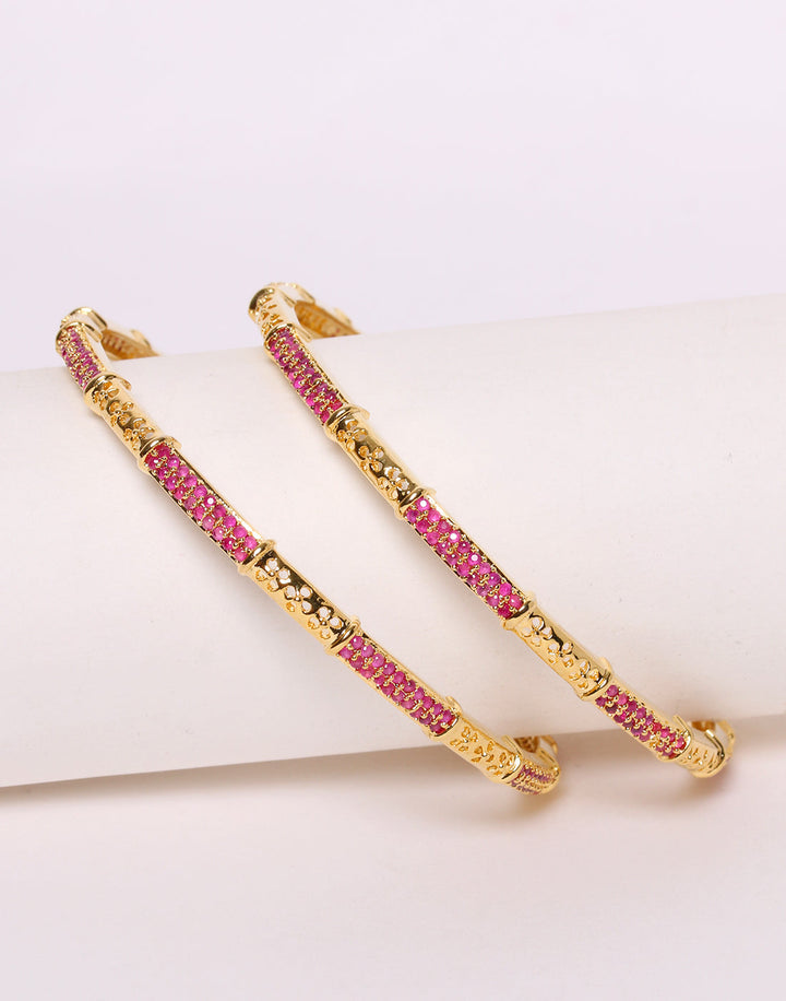 Traditional Gold Toned Bangle Set