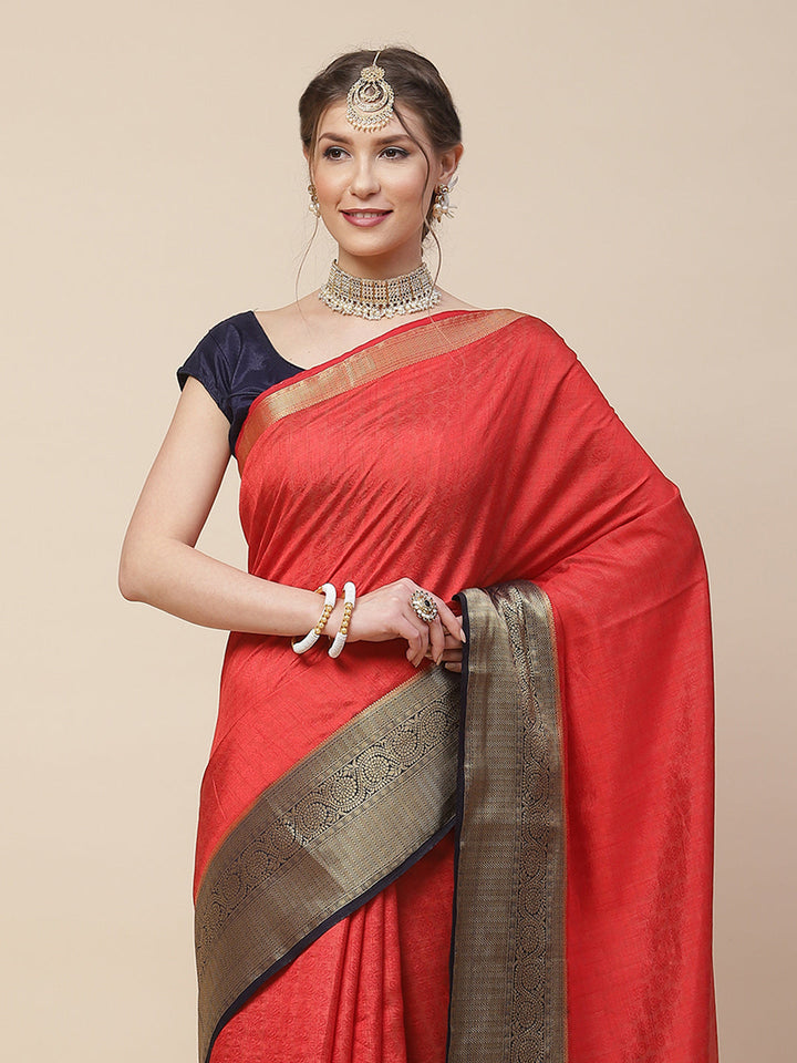 Zari Work Woven Art Handloom Saree