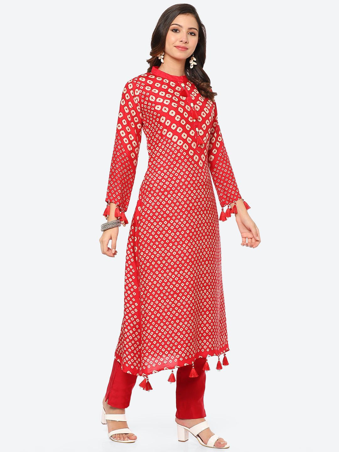 Printed Cotton Kurta With Pant