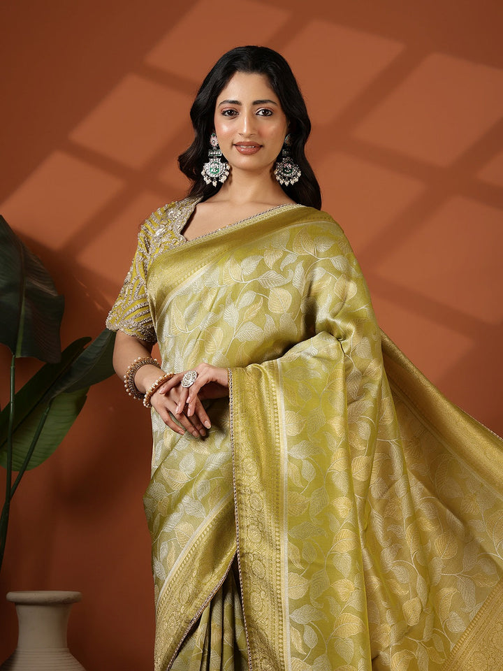 Embroidered Banarasi Saree