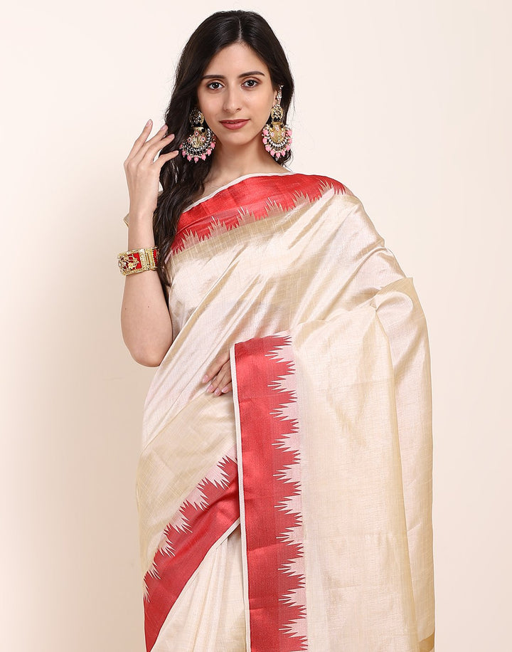 Mustard Art Handloom Saree