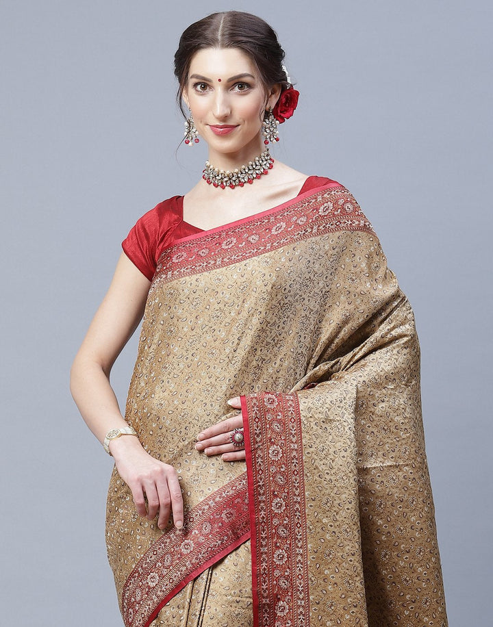 Woven Banarasi Tanchoi Saree