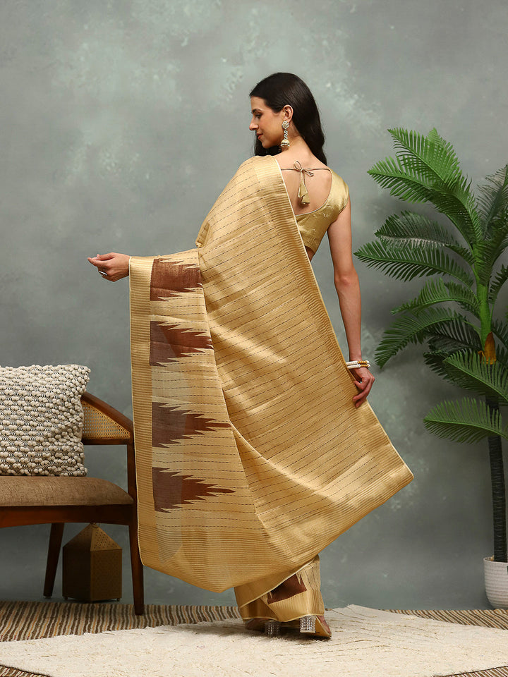 Zaari Border Art Silk Saree