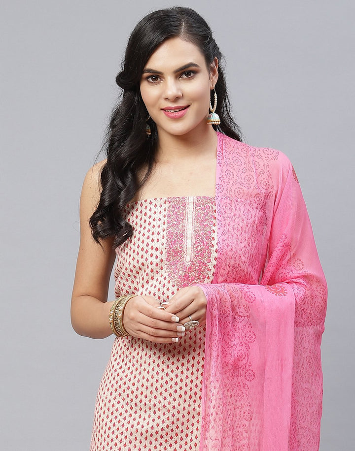Cotton Embroidered Suit piece