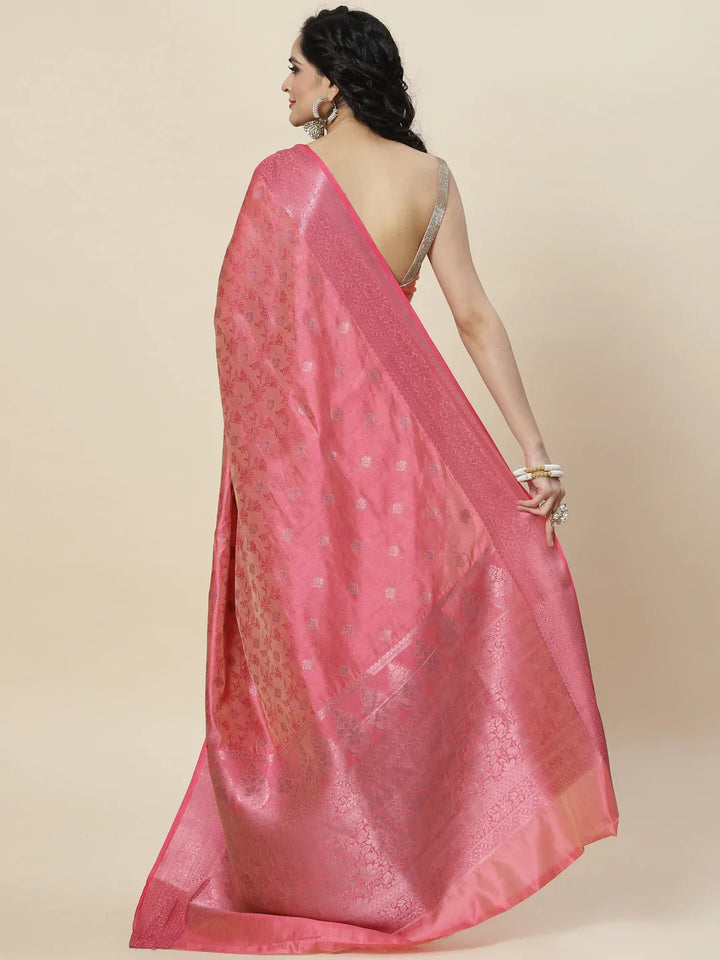 Zari Booti Handloom Woven Saree