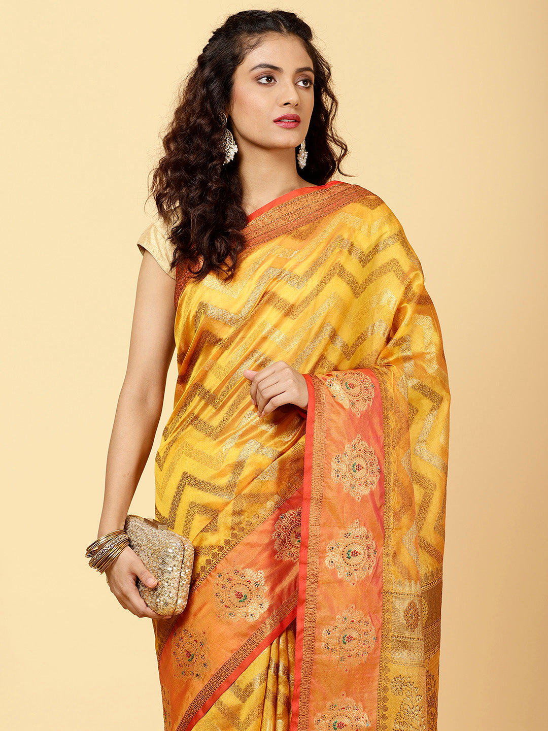Zari Woven Cotton Saree