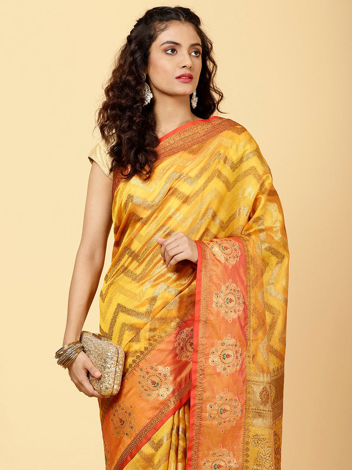 Zari Woven Cotton Saree