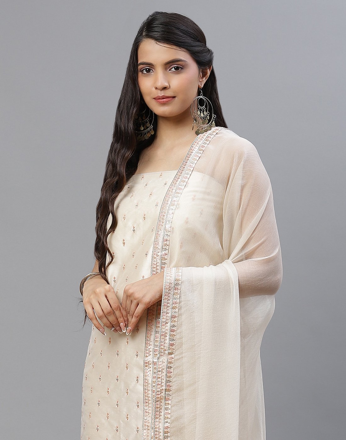 GEORGETTE EMBROIDERED SUIT SET