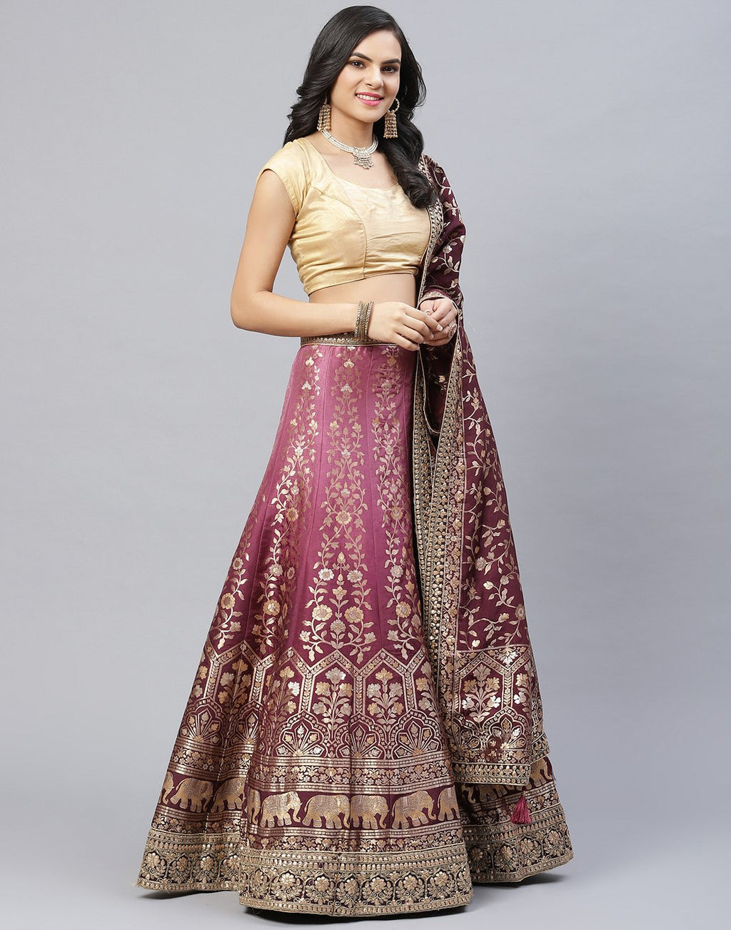 Banarsi Brocade Lehanga with Banarsi Dupatta