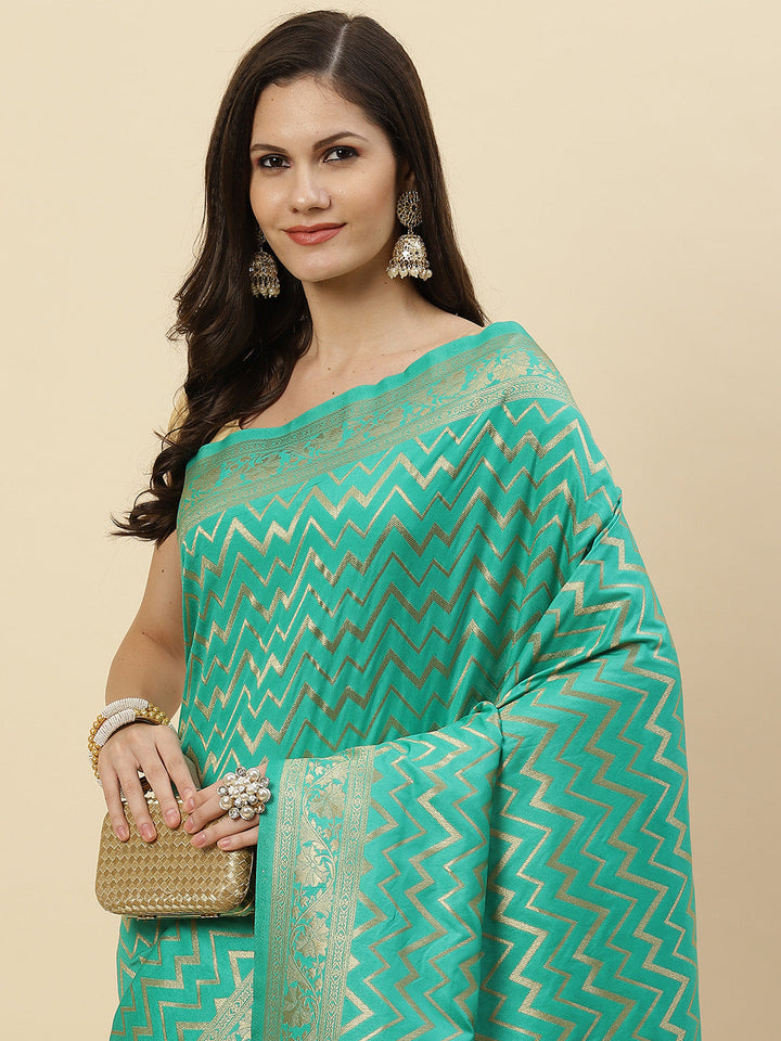 Zari Jaal Art Handloom Woven Saree