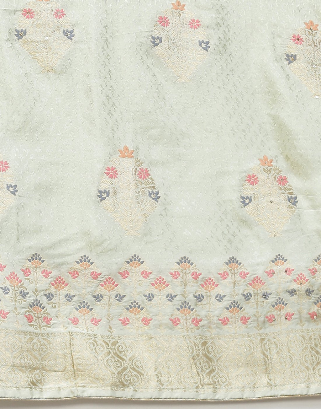 Embroidered Art Handloom Suit Piece