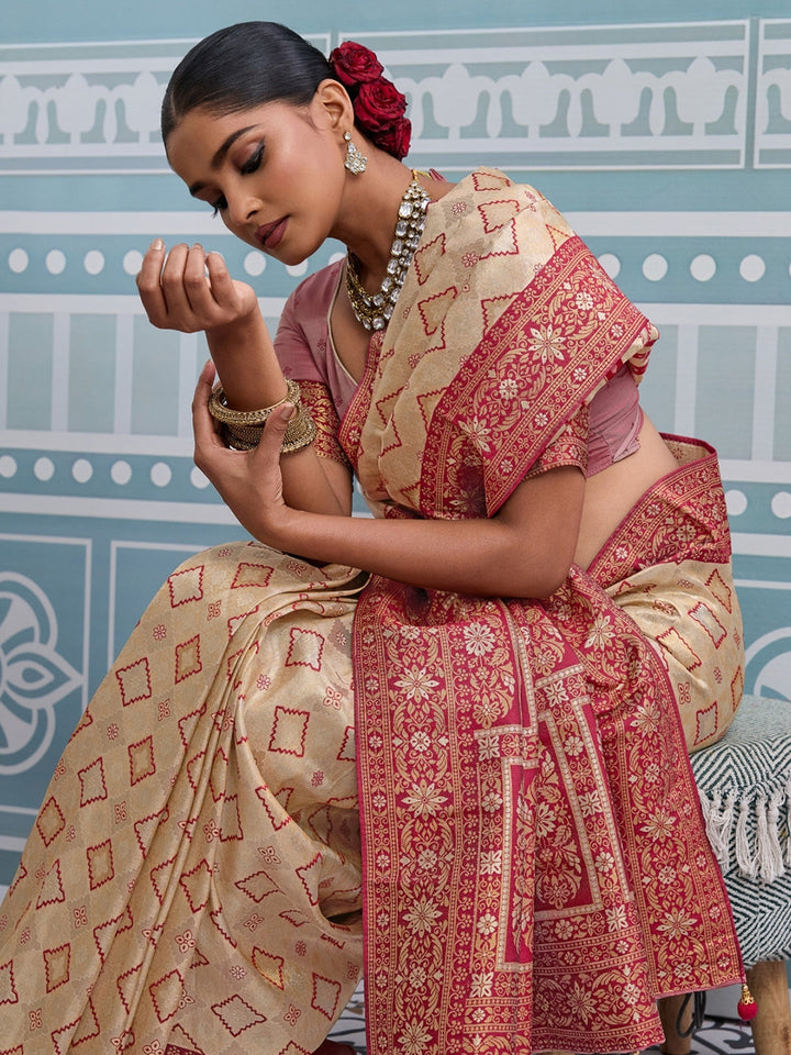 Woven Design Art Silk Saree