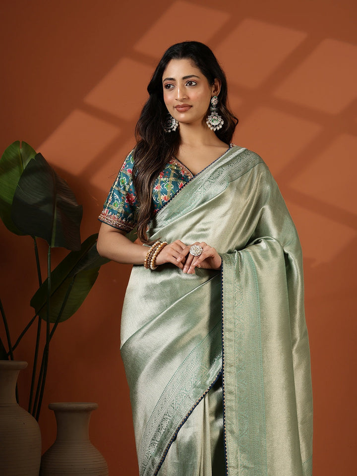 Embroidered Banarasi Saree