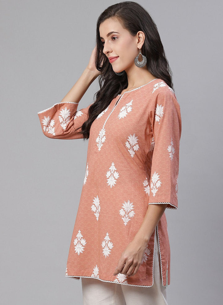 Cotton Printed Short Kurti