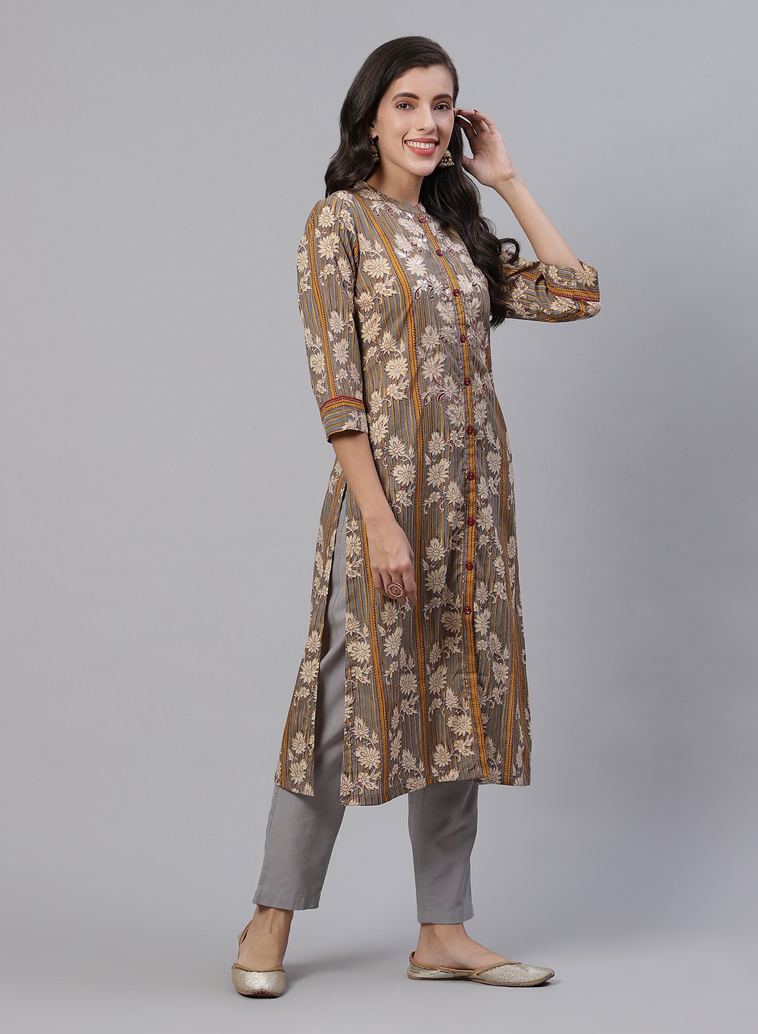 Embroidered Cotton Kurti