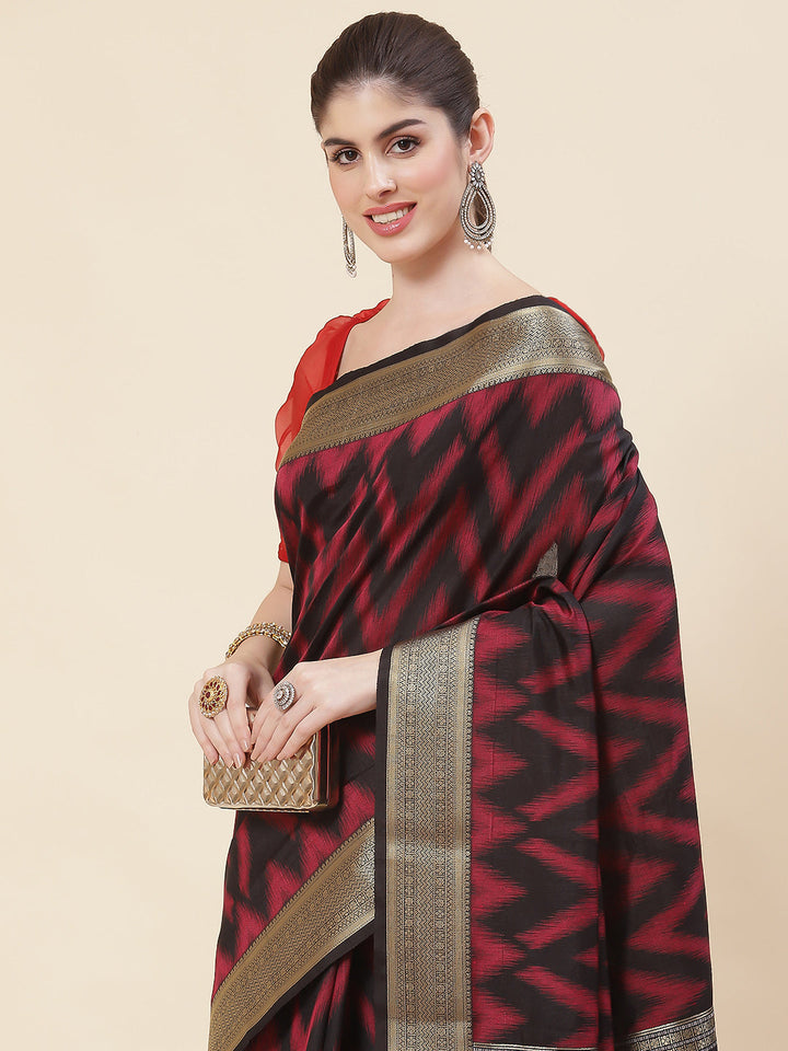 Zari Border Handloom Woven Saree