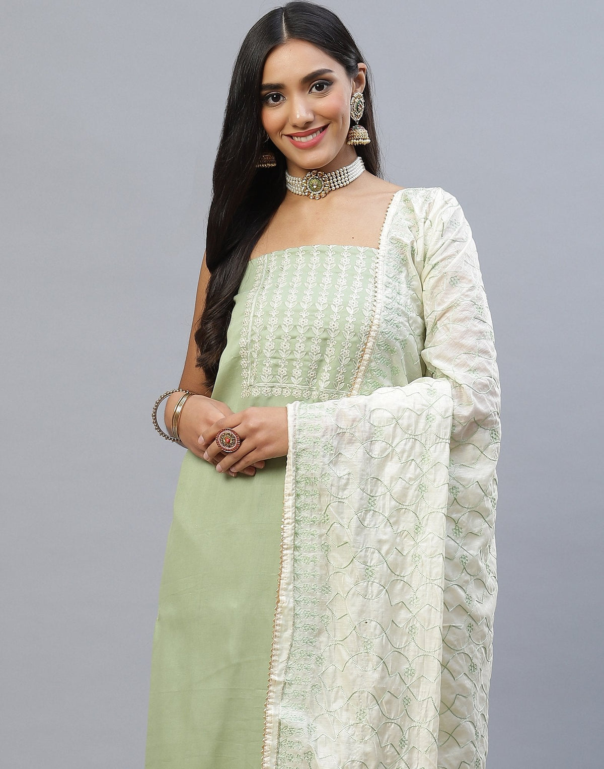 Chanderi Cotton Suit Set