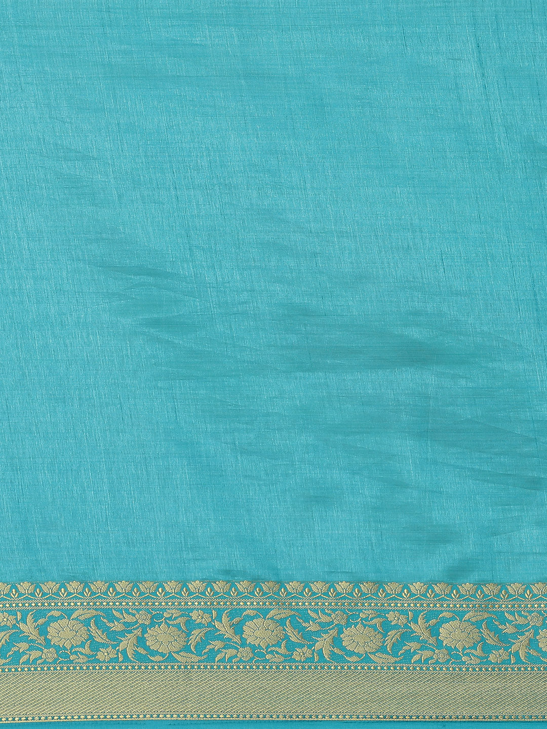 Plain Art Handloom Saree with  Zari Border