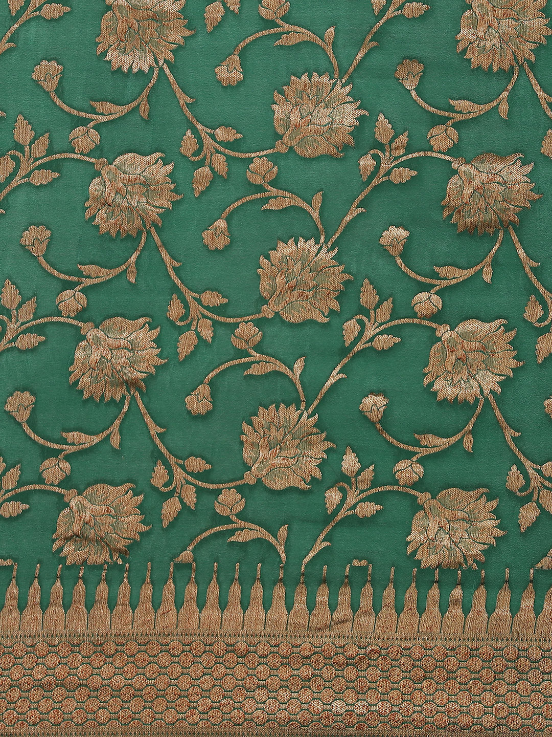 Zari Jaal Crepe Saree
