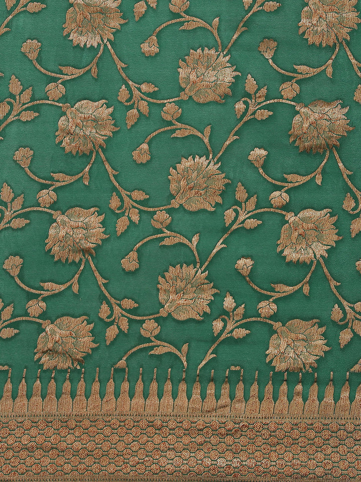 Zari Jaal Crepe Saree