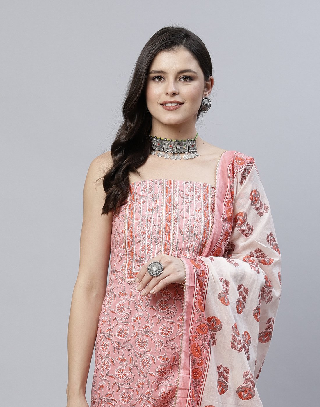 Printed Cotton Suit Piece