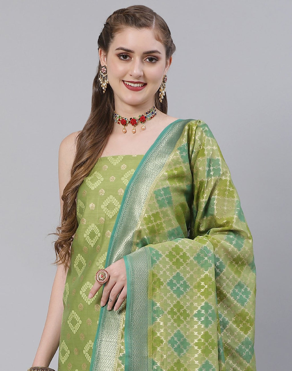 PURE BANARSI SUIT SET