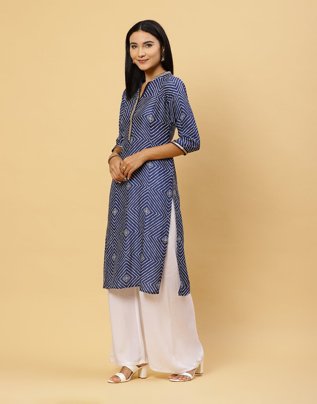 Printed Cotton Muslin Kurti