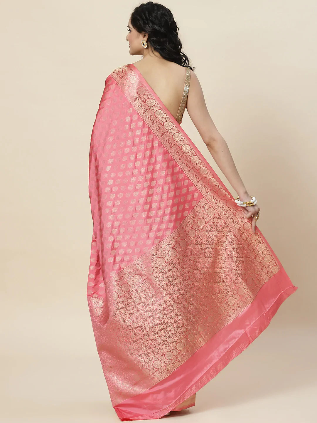 Zari Booti Handloom Woven Saree