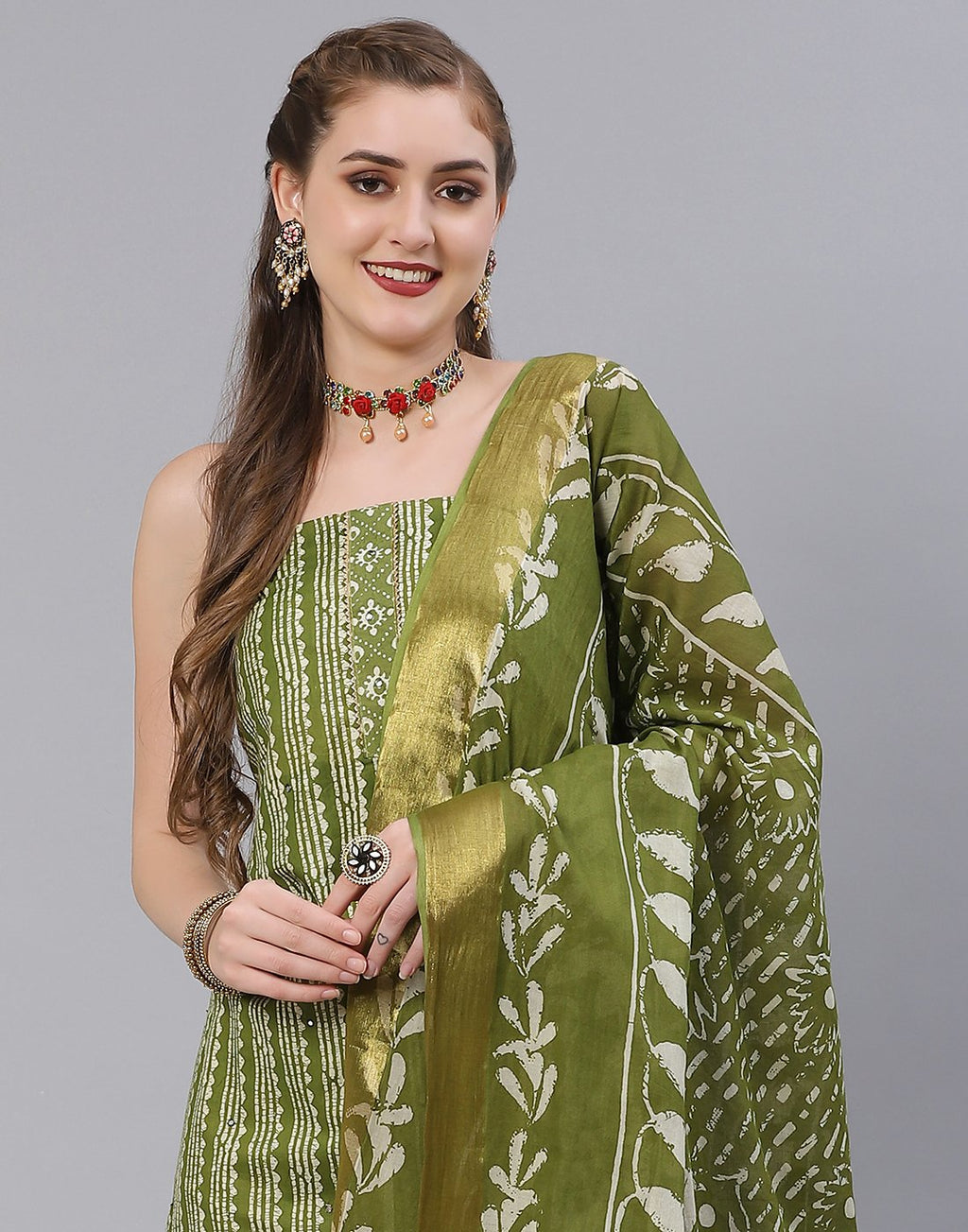 Cotton Printed Suit Piece