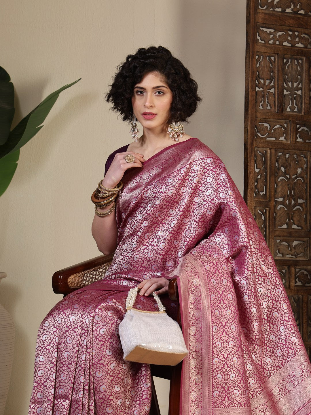 Woven Design Art Silk Saree