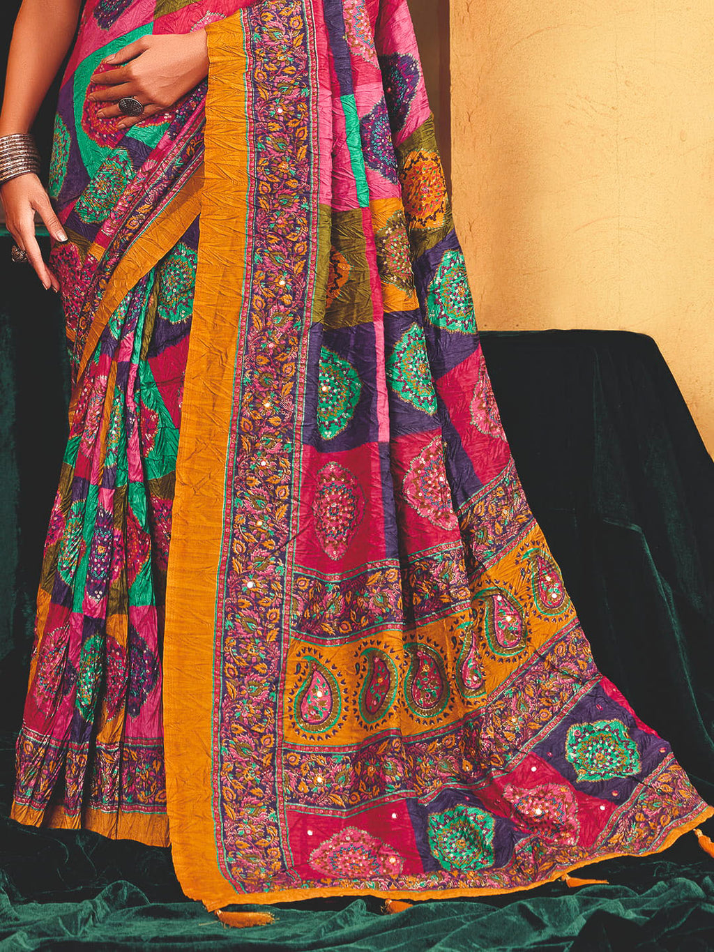 Printed Art Silk Saree