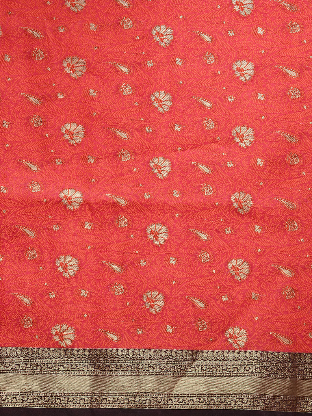 Resham Jaal Cotton Woven Saree